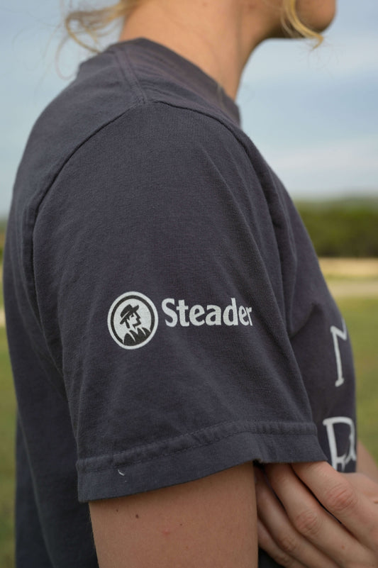 Make Milk Raw Again Unisex T-Shirt with Steader Logo