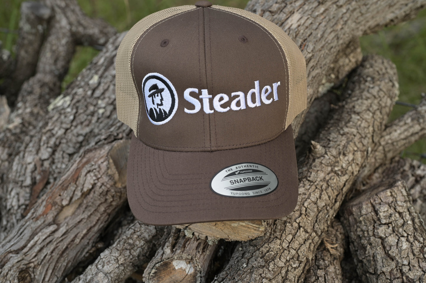 Retro Trucker Hat with Steader Logo