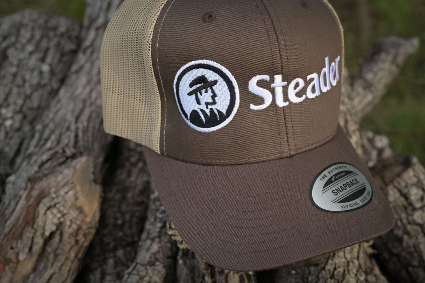 Retro Trucker Hat with Steader Logo